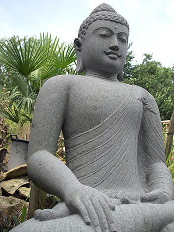 Lil'o bambous - Bouddha thaillandais assis