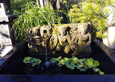 Lil'o bambous - Fontaine en relief indonésien