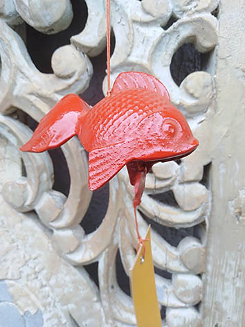 Lil'o bambous - Clochettes japonaises en fonte en poisson