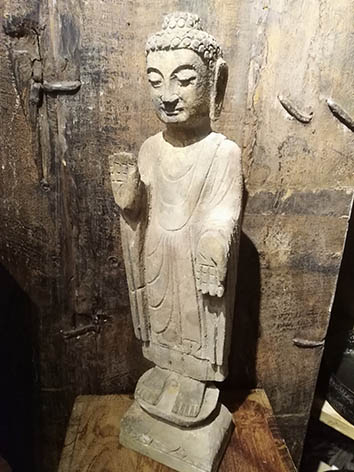 Lil'o bambous - Statuette de Bouddha